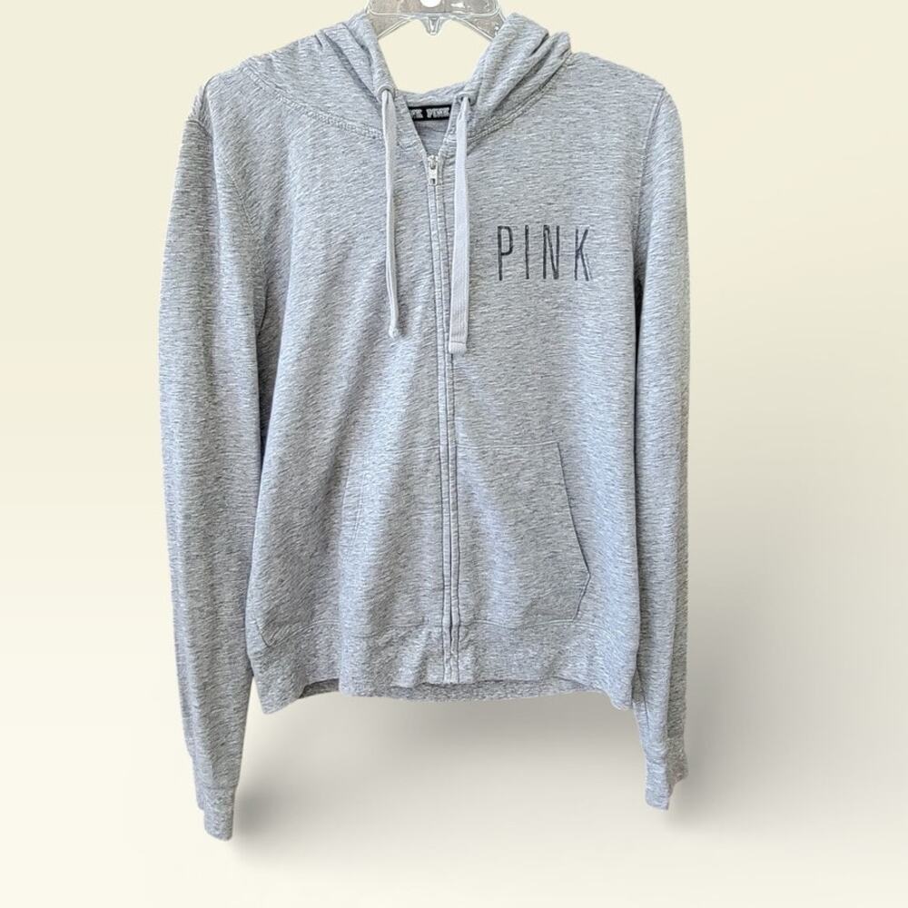 Victorias Secret PINK New Orleans Saints Full Zip Hooded Jacket Size Medium NFL